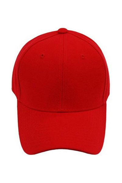 İşnar Unisex Red Sports Flat Baseball Hat