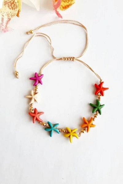 Chillin' Adjustable All Wrist Anklet Bracelet with Starfish Elevator
