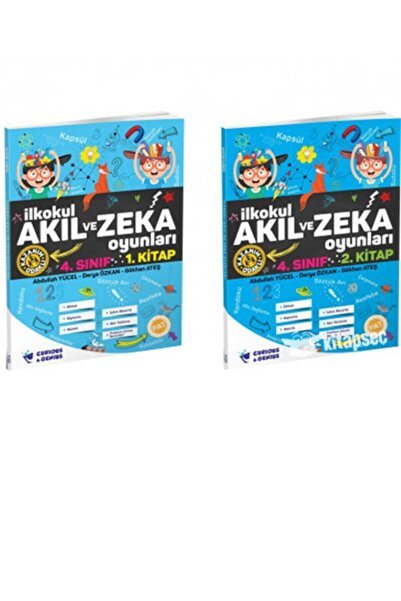 CURİOUS&GENİOUS YAYINCILIK Ilk Okul 4.sınıf Akıl Ve Zeka Oyunları / 2 Kitap
