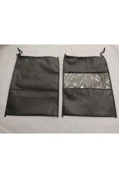 Umut 5 Transparent Windowed Shoe Bags - Storage and Protective Case