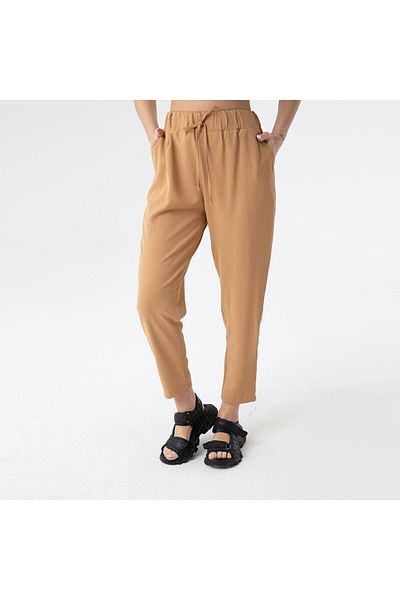 Puane Pantaloni de damă cu talie elastică Aerobin Carrot Pantalon Puane 18102