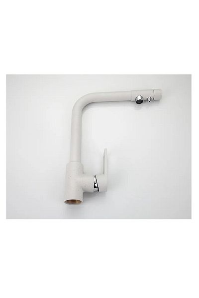 OEM Kitchen Sink Faucet White Dual Flow Water Purification Outlet New Design Invoiced Imported