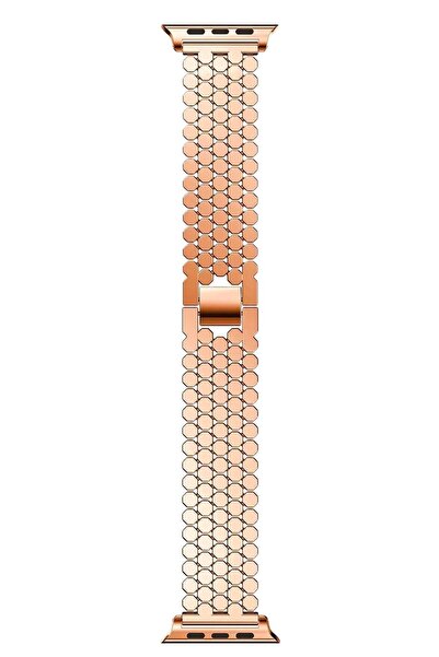 Quse Apple Watch 41mm/40mm/38mm & Series 10/11 42mm ile Uyumlu Bal Peteği Met...