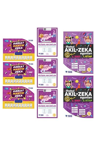 Curious&Genius 2. Sınıfa Özel Dikkat Geliştirme Ve Aktivite Setleri (3 Set Ta...