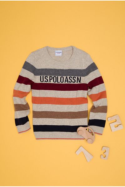 U.S. Polo Assn. Crew Neck Boy Knitwear Sweater
