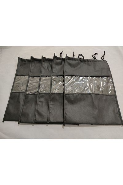 Umut 5 Transparent Windowed Shoe Bags - Storage and Protective Case