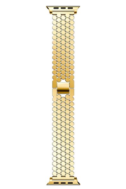 Quse Apple Watch 41mm/40mm/38mm & Series 10/11 42mm ile Uyumlu Bal Peteği Met...