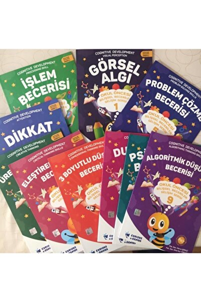 Curious&Genius Okul Öncesi Bilişsel Beceriler Gelişim Serisi 10 Kitap