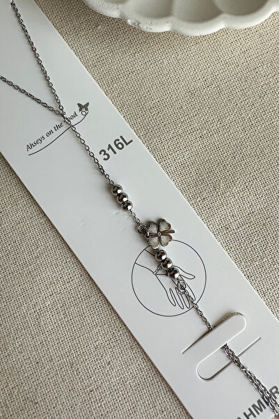 MODA "سوار شاهمران النسائي من Steel Clover - لا يفقد بريقه ويكمل أناقتك!"