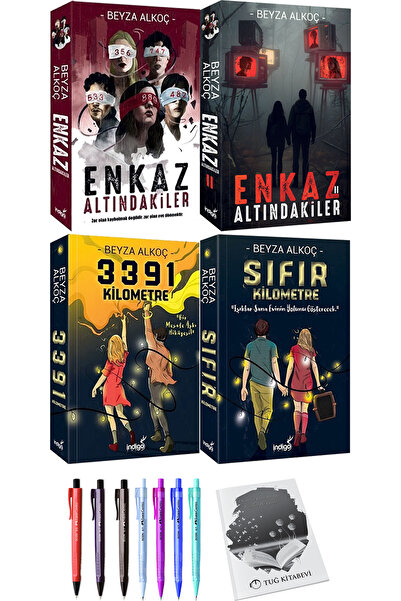 İndigo Kitap Enkaz Altındakiler 2li Set Beyza Alkoç ve 3391 Kilometre Sıfır K...