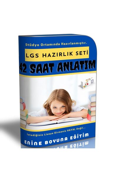 Enine Boyuna Eğitim Lgs Hazırlık Görüntülü Eğitim Seti (42 Saat Özel Ders Anlatımı)
