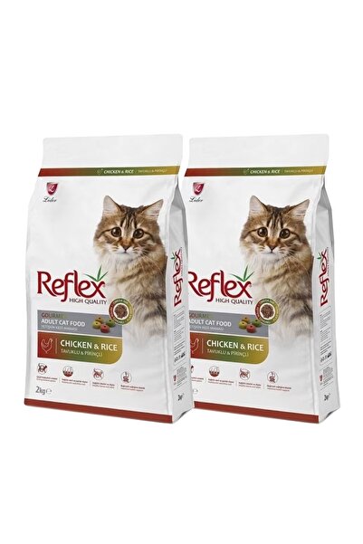 Reflex Multi Color Tavuklu Yetişkin Kedi Maması 2 kg 2 Adet