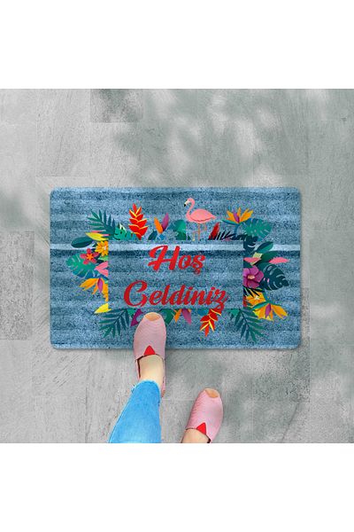 M&H Quality Welcome DIgItal PrInted Hooded Mat - MultI-purpose Indoor and Outdoor Door