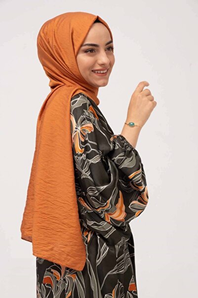 Şalland Копринен оранжев шал