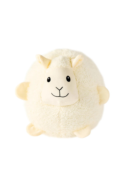 SHIVA Gift & More Soft Kuzu Figürlü Yastık - Beyaz - 30x25 cm Peluş Yumuşak O...