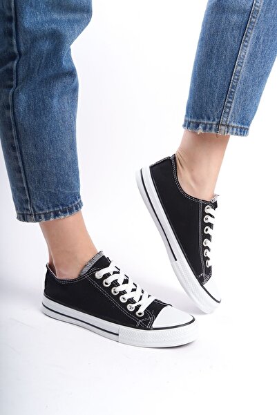 FGZY Shoes Lifestyle Chuck Canvas Kısa Unisex Siyah Sneakers