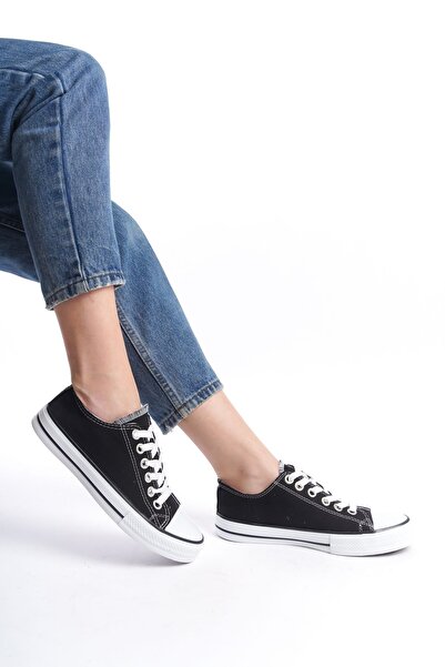 FGZY Shoes Lifestyle Chuck Canvas Kısa Unisex Siyah Sneakers