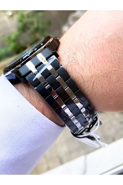 Reward Black Steel Automatic Men's Wristwatch - Waterproof