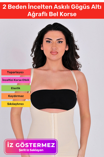 Carlburn Curea de slăbire în 2 mărimi - Corset de talie fermă pentru sub bust