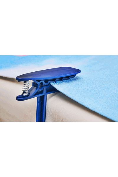 Boldy 4-piece Beach and Spring latch - Towel Stake and Stabilizer - Towel Holder