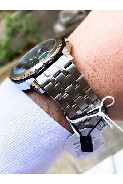 Reward Men's Automatic Wristwatch and Bracelet Set - Combined