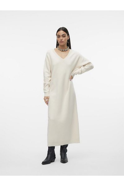 Vero Moda Strickkleid VMGOLD Langes Kleid