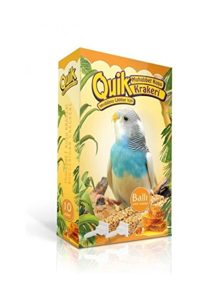 Quik Muhabbet Kuşlari İçin Ballı Kraker 10'lu