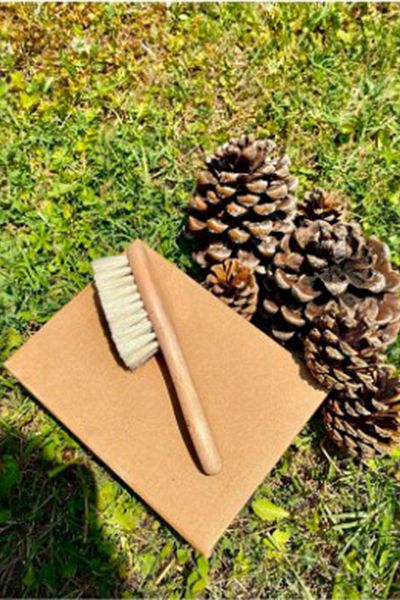 İLAYDA AVM Perababy - Natural Goat Hair Baby Brush / 15*4 Cm