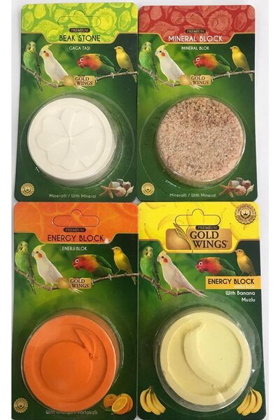 Genel Markalar -Gaga Taşı+Mineral Blok+ Enerji Blok Set (4 Adet)