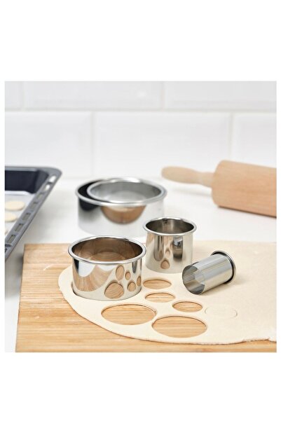 IKEA Kurabiye Kalıbı (ÇAP. 3 CM, 5 CM, 7 CM, 9 CM VE 11 CM).