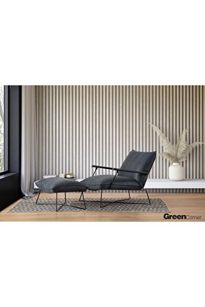 GreenCorner Dorchy Yataklı Puflu Berjer