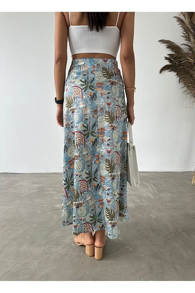 Fiori Luxus minőségű Maxi Length hosszú szatén szoknya elasztikus derékkal