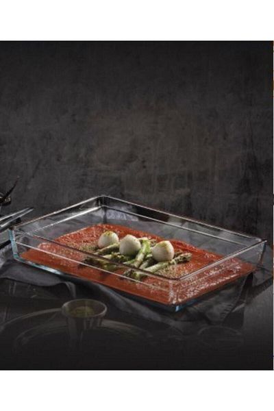 Paşabahçe Rectangular Large Size Premium Series Pyrex 4350cc