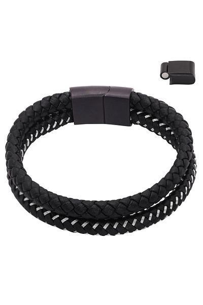 Heideman Herrenarmband Lederarmband Timon casual