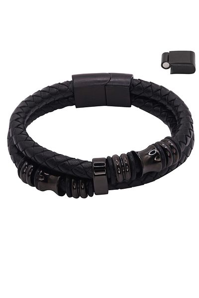 Heideman Herrenarmband Lederarmband Luca casual