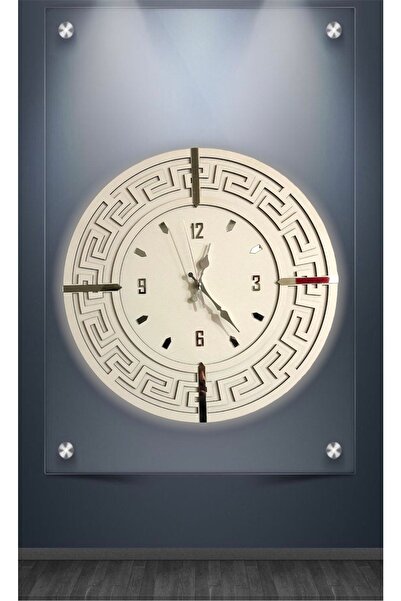Ste Desing Dekoratif Ahşap Duvar Saati, Duvar Saati, Ahşap Saat, Wall Clock, Wall Decor