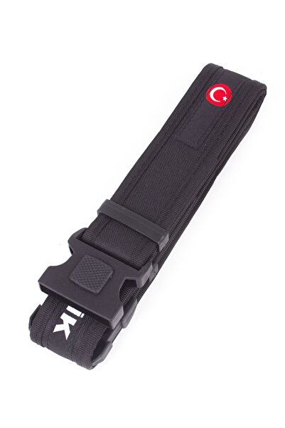 Burak Askeri Malzeme Özel Güvenlik Siyah Renkli Plastik Tokalı Dokuma Taktik ...