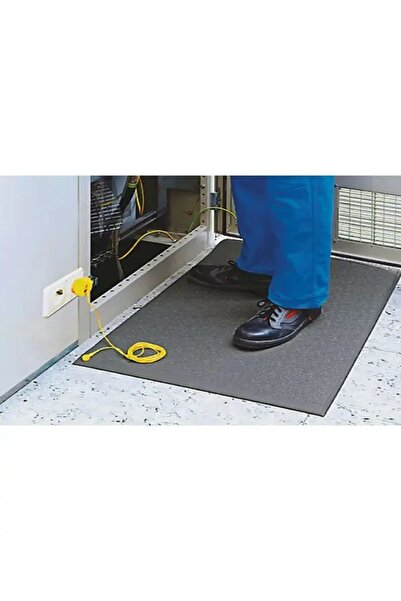 Ehil Halı İzole Halı - Yalıtkan Paspas 5 Mm 36 Kv Siyah 100 cm x 100 cm