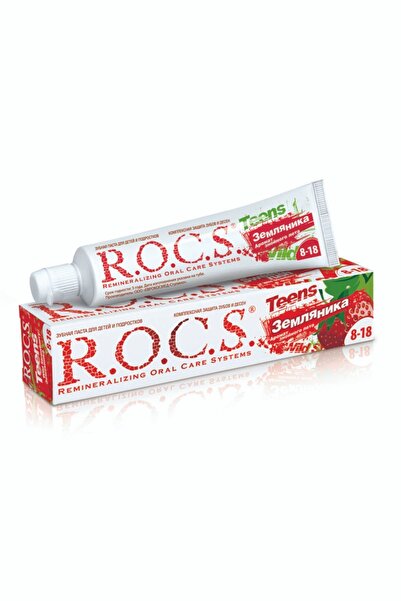 R.O.C.S. Rocs Teens Yaban Çileği 60 Ml 8-18 Yaş Çocuk Diş Macunu
