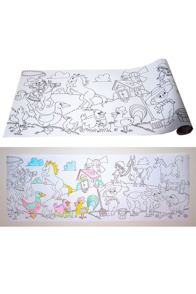 Paste Notes Yapışkanlı Boyama Desenli Rulo 29 Cm / 3 Metre