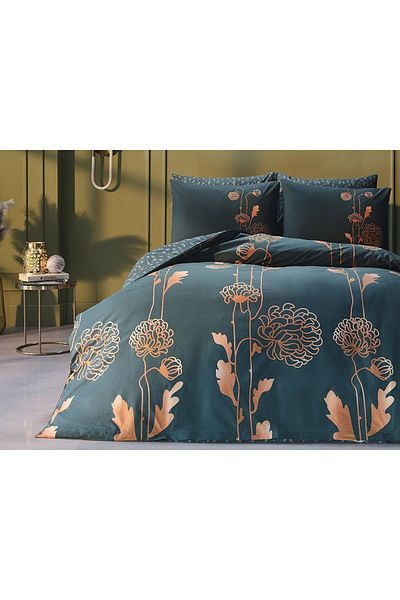 Doqu Home طقم غطاء لحاف رانفورس منى مزدوج