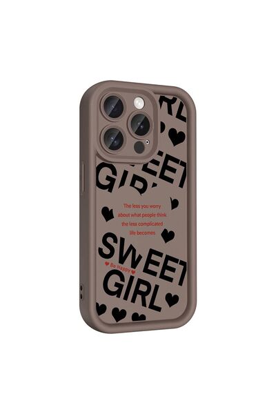 Vipfoni iPhone 15 Pro Max Kılıf Kamera Korumalı Baskılı Arka Yüzey Klas Kapak