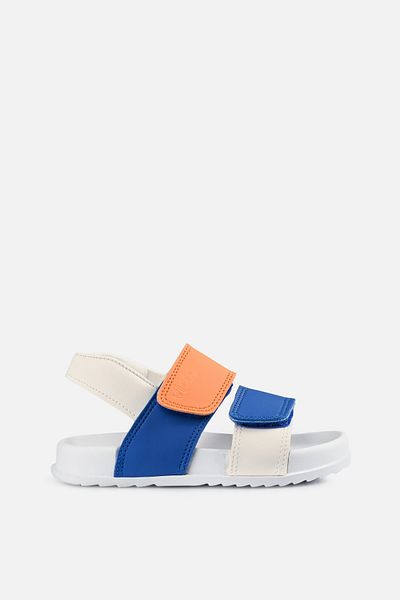 Vicco White and Sax Color Boys' Sandals