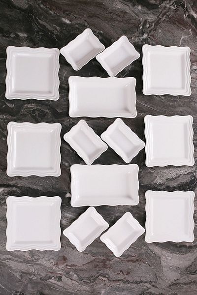 ŞURA MUTFAK 14 Piece Seranat Breakfast Set for 6 People