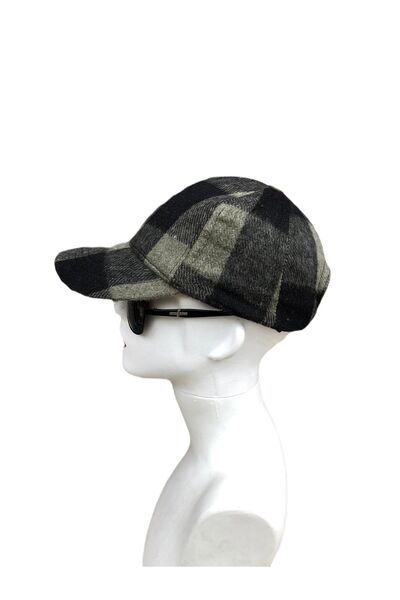 BY SCK Lumberjack Fabric Unisex Cap Hat Beret