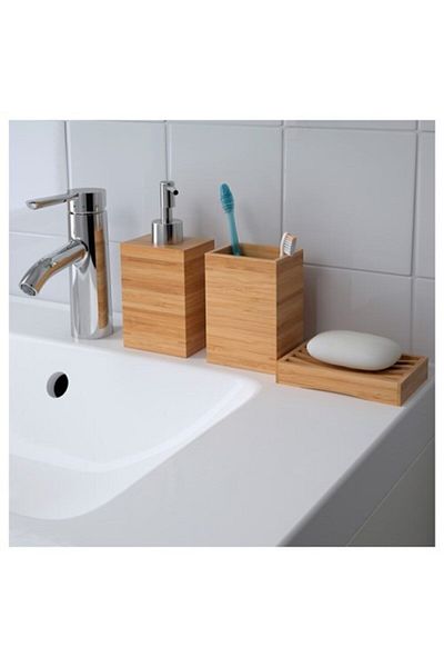 IKEA Σετ μπάνιου από μπαμπού