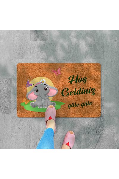M&H Quality Welcome DIgItal PrInted Hooded Mat - MultI-purpose Indoor and Outdoor Door