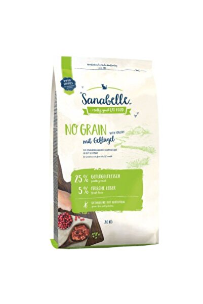 Sanabelle Tahılsız Kümes Hayvanlı Yetişkin Kedi Maması 2 Kg