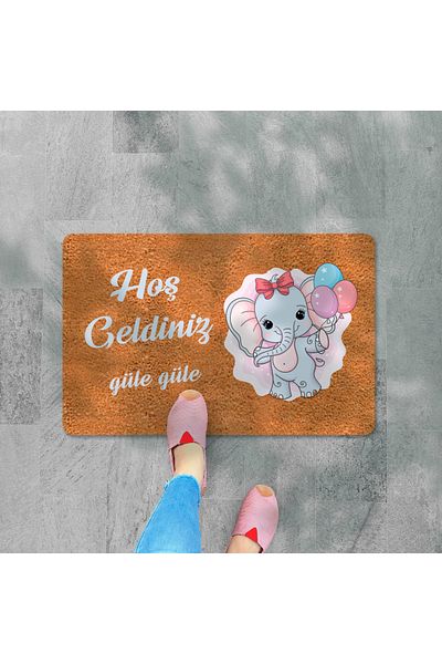 M&H Quality Welcome DIgItal PrInted Hooded Mat - MultI-purpose Indoor and Outdoor Door