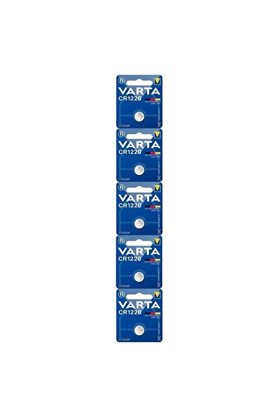 Varta Cr1220 3v Lityum Düğme Pil 5’li